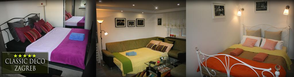 Apartment Classic Deco Zagreb Chambre photo